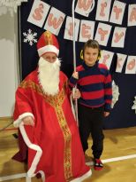  Wizyta św. Mikołaja w szkole